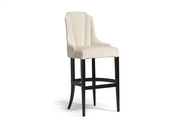 OSCAR - High fabric stool with footrest by Guerra Vanni - view 2